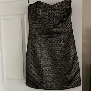 Beautiful gold with black brocade dress